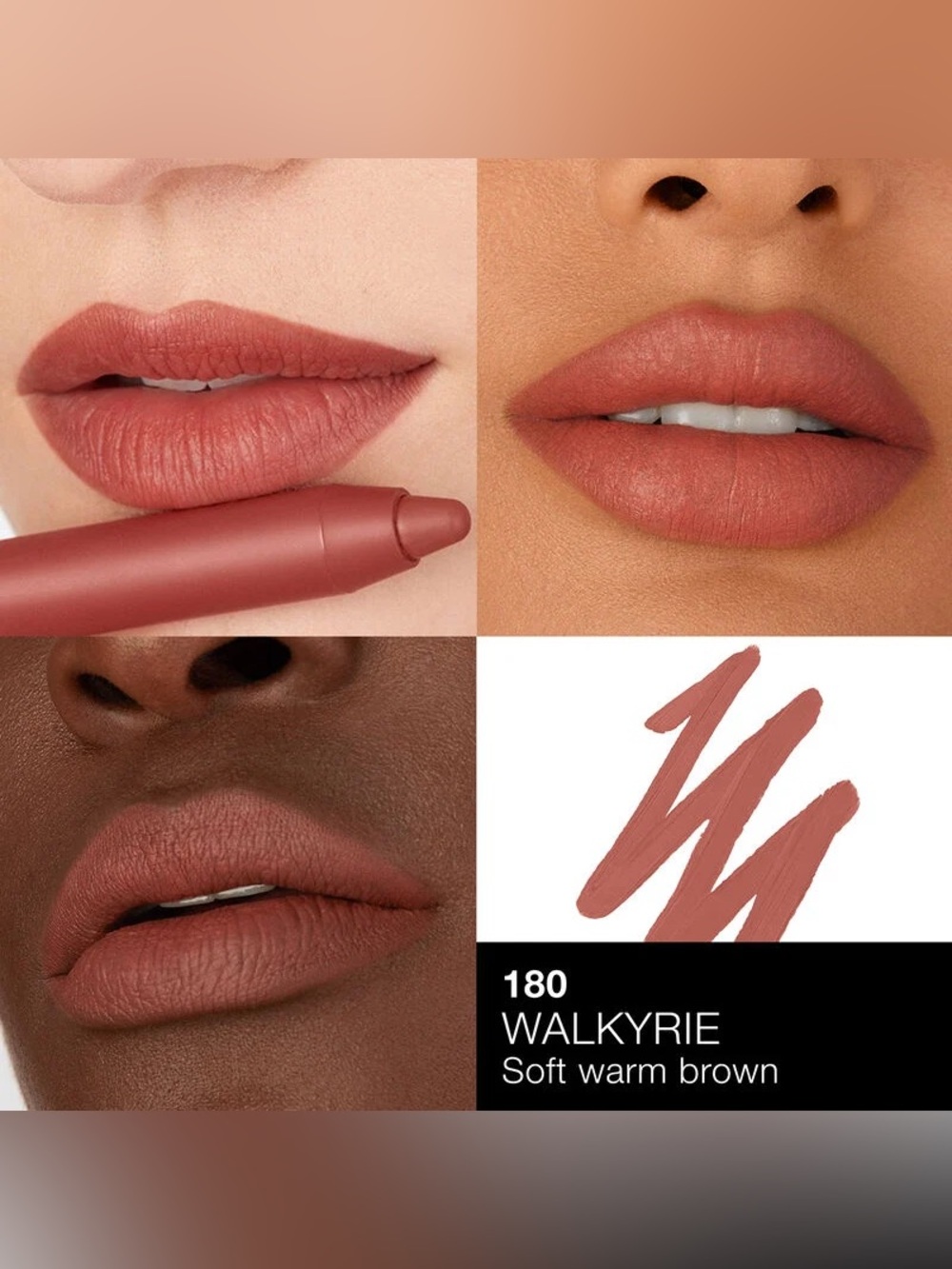 NIB NARS Powermatte High-Intensity Lip Pencil - Walkyrie (soft warm brown) - Picture 2 of 6